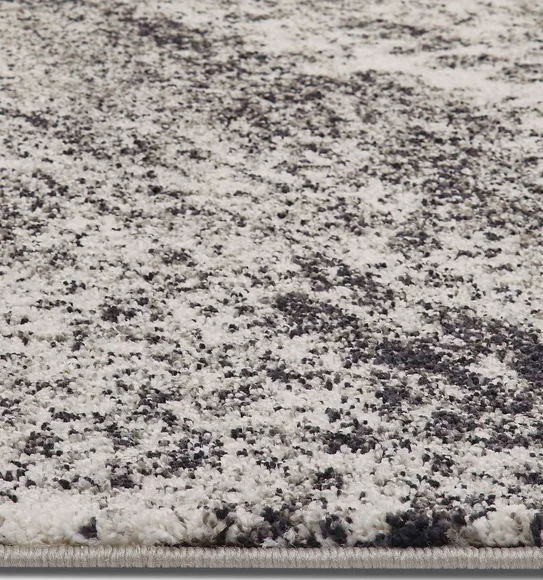 Softness Modern Abstract Carpet Charcoal and Beige