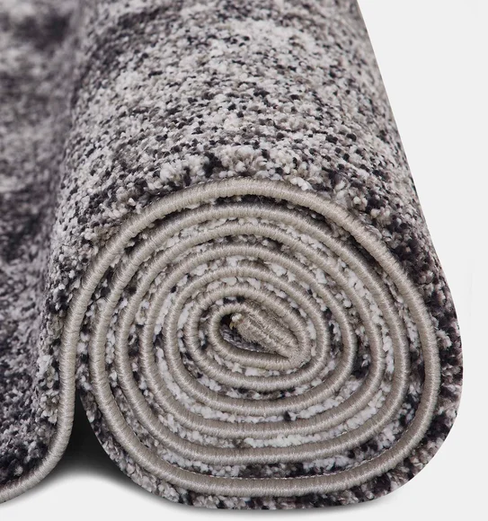 Softness Modern Abstract Carpet Charcoal and Beige