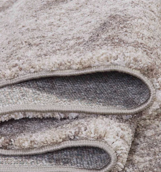 Softness Modern Abstract Carpet L.Brown