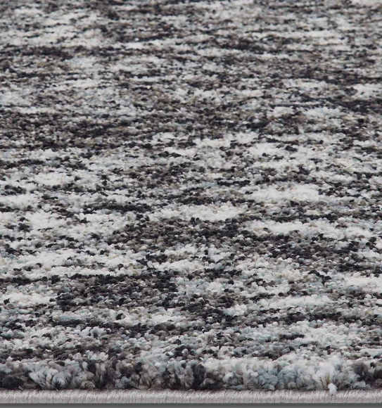 Softness Modern Abstract Carpet Charcoal and Cream