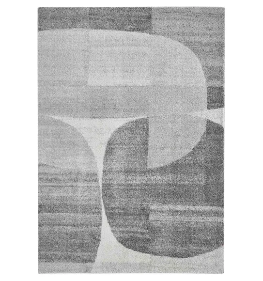 Softness Modern Abstract Carpet Brown and Beige