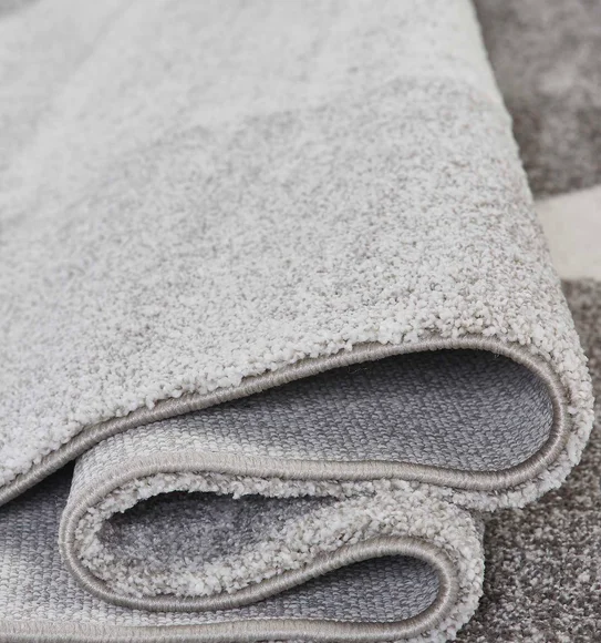 Softness Modern Abstract Carpet Brown and Beige
