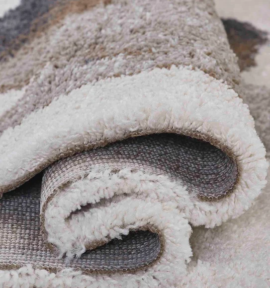 Royal Nomadic Modern Abstract Runner Beige and Charcoal