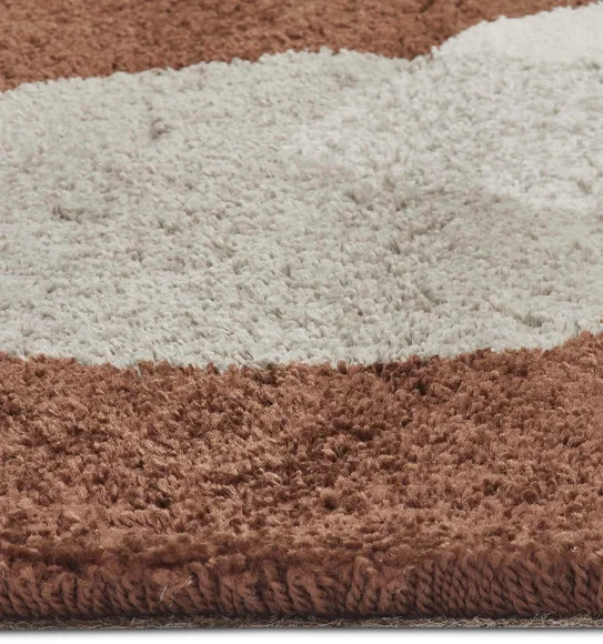 Royal Nomadic Modern Abstract Runner Brown and Black