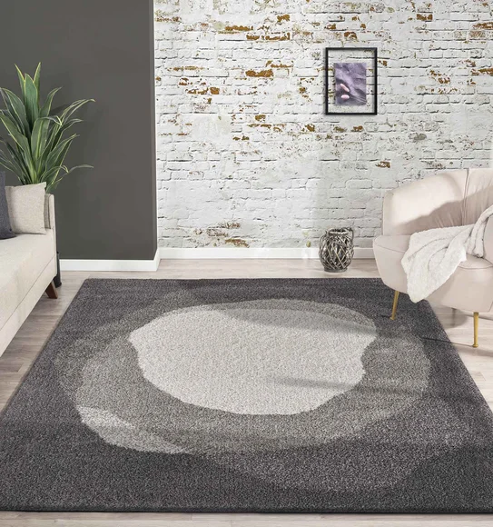 Royal Nomadic Modern Abstract Carpet D.Grey