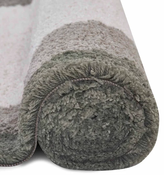 Royal Nomadic Modern Abstract Carpet Olive and Beige