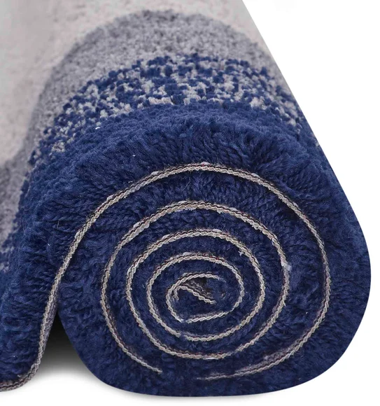 Royal Nomadic Modern Abstract Carpet Indigo