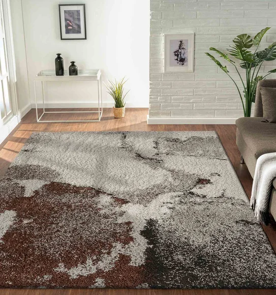 Royal Nomadic Modern Abstract Carpet Beige