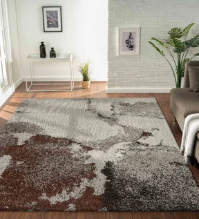 Royal Nomadic Modern Abstract Carpet Beige