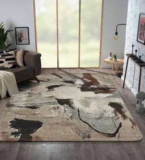Fusion Modern Carpet Brown Beige