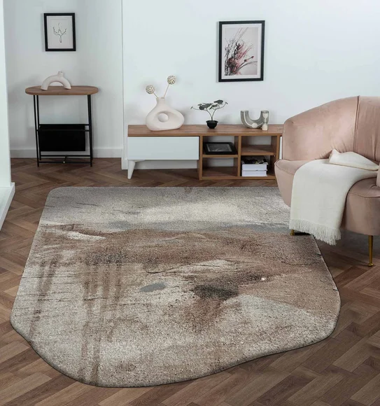 Fusion Modern Carpet Beige Brown