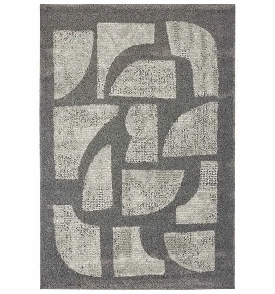 Reflexion Modern Abstract Carpet D.Grey