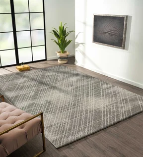 Reflexion Modern Abstract Carpet Taupe and Beige