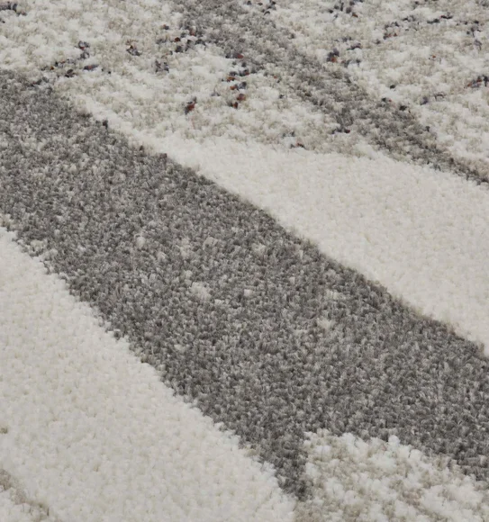 Reflexion Modern Abstract Carpet D.Grey and Taupe