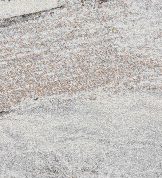 Aquarius Abstract Machine Made Carpet Cream and Rust