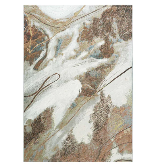 Aquarius Abstract Machine Made Carpet Multi