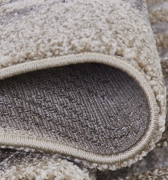 Ibiza Abstract Runner Grey and Beige
