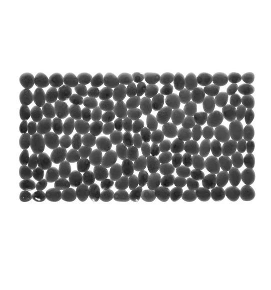 Cobble Anti skid PVC Shower Mat Black