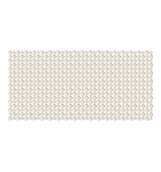 Mosaic PVC Anti slip Shower Mat Beige