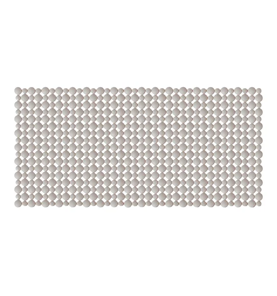 Mosaic PVC Anti slip Shower Mat Taupe
