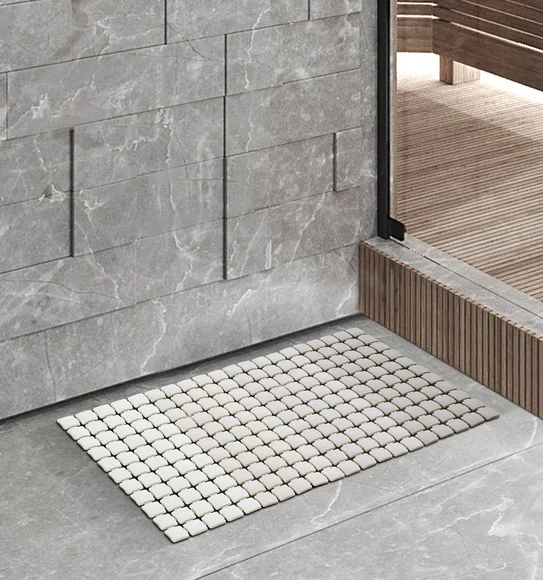 Mosaic PVC Anti slip Shower Mat Multi