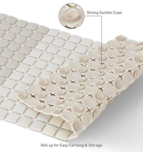 Mosaic PVC Anti slip Shower Mat Multi