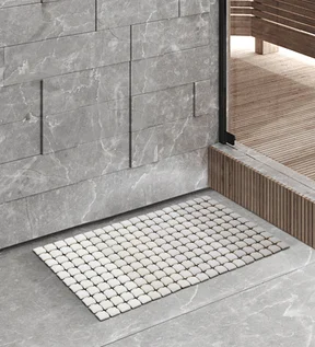Mosaic PVC Anti slip Shower Mat Multi