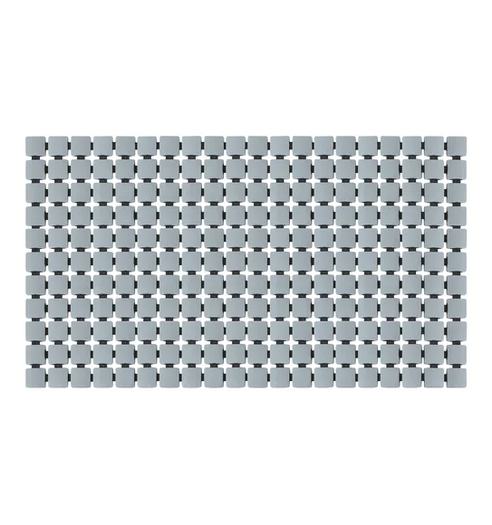 Mosaic PVC Anti slip Shower Mat L.Grey
