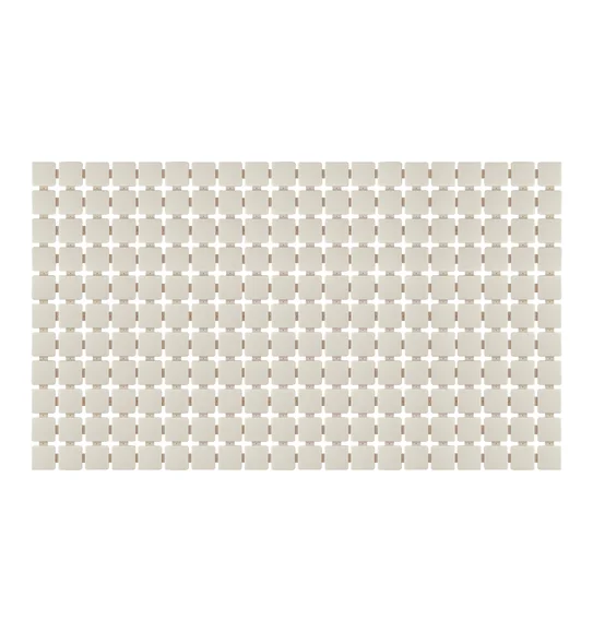 Mosaic PVC Anti slip Shower Mat L.Beige