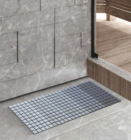 Mosaic PVC Anti slip Shower Mat Multi