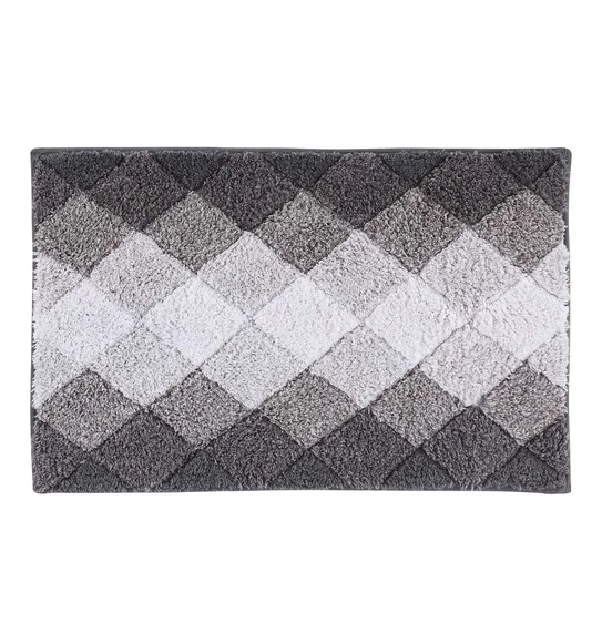 Ruby Quick Dry Anti skid Bath Mat L.Grey