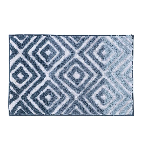 Ruby Quick Dry Anti skid Bath Mat Blue