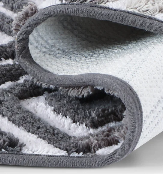 Ruby Quick Dry Anti skid Bath Mat Grey