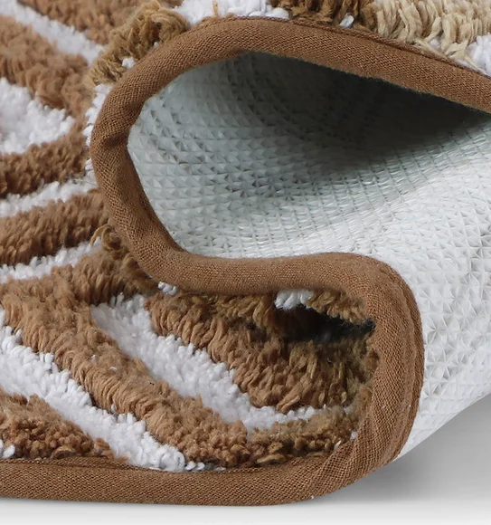 Ruby Quick Dry Anti skid Bath Mat Golden