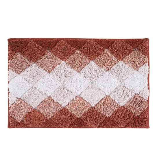 Ruby Quick Dry Anti skid Bath Mat Red