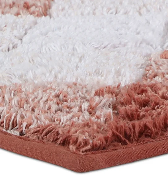 Ruby Quick Dry Anti skid Bath Mat Red