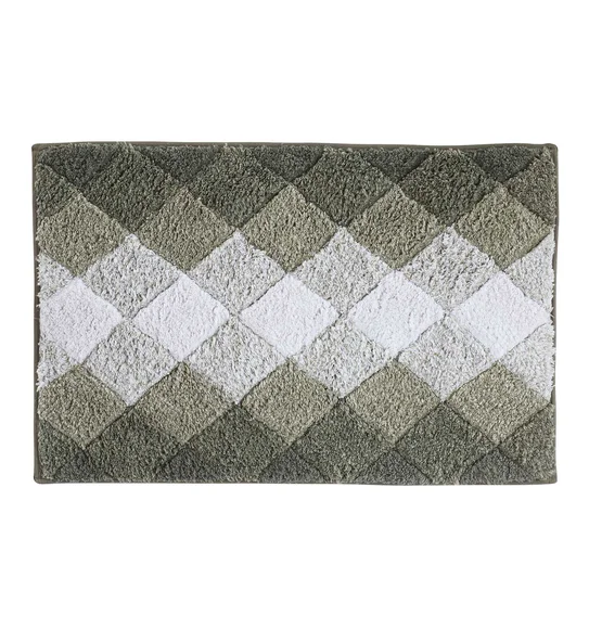 Ruby Quick Dry Anti skid Bath Mat Green