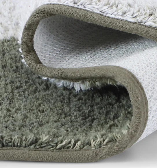 Ruby Quick Dry Anti skid Bath Mat Green
