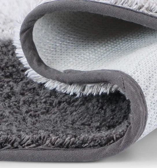 Ruby Quick Dry Anti skid Bath Mat L.Grey