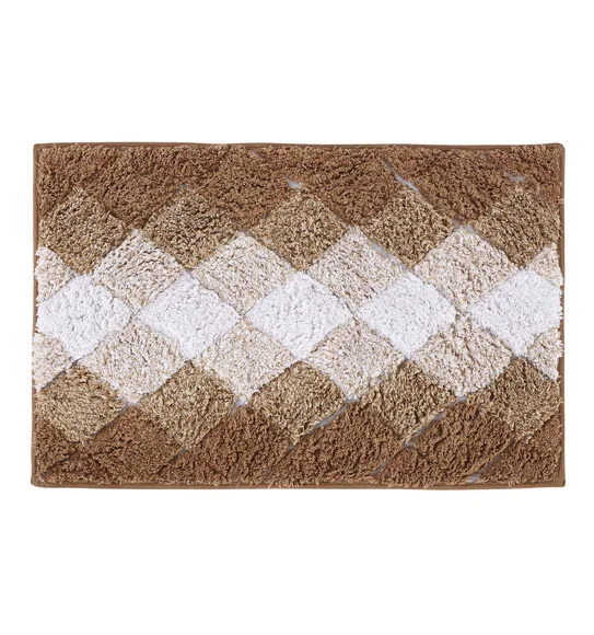 Ruby Quick Dry Anti skid Bath Mat Beige