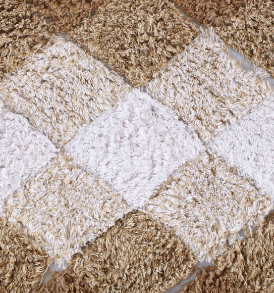 Ruby Quick Dry Anti skid Bath Mat Beige