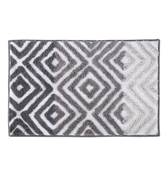 Ruby Quick Dry Anti skid Bath Mat Grey