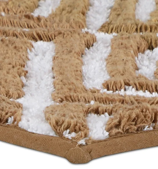 Ruby Quick Dry Anti skid Bath Mat Golden