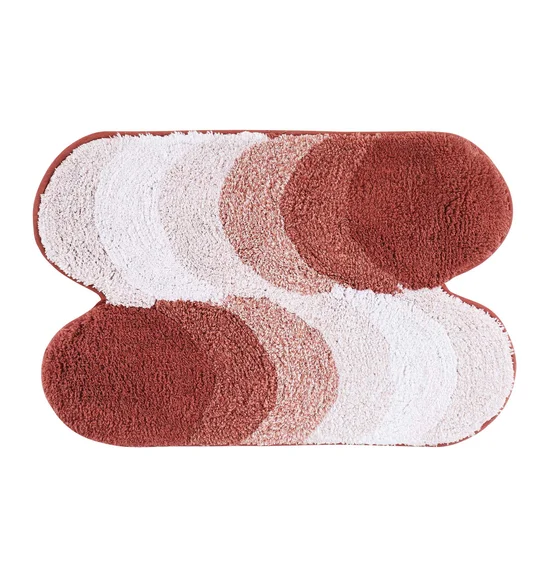 Ruby Quick Dry Anti skid Bath Mat Crimsun