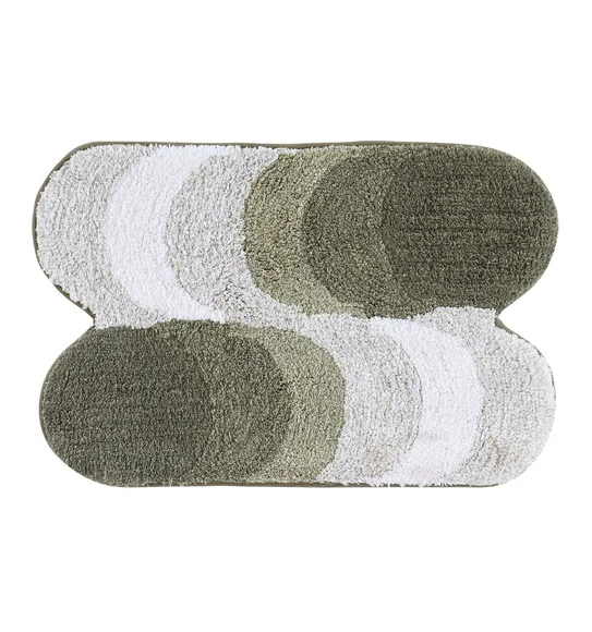Ruby Quick Dry Anti skid Bath Mat Olive