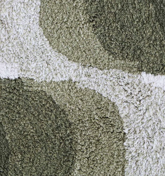 Ruby Quick Dry Anti skid Bath Mat Olive