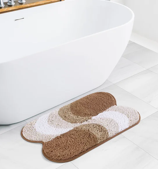 Ruby Quick Dry Anti skid Bath Mat Gold