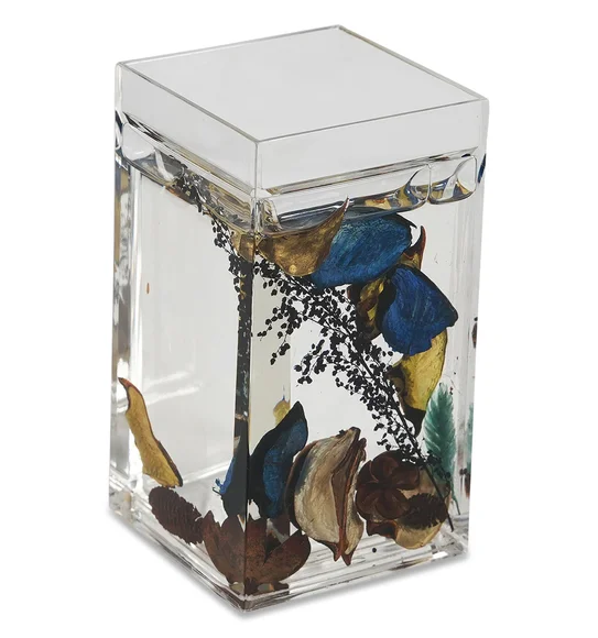 Agua Acrylic Acrylic Bath Set Blue