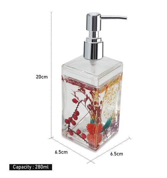 Agua Acrylic Acrylic Soap Dispenser Multi