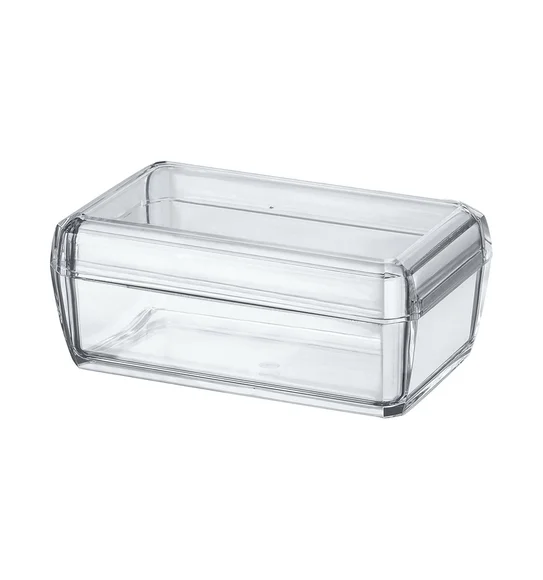 Agua Acrylic Acrylic Butter Dish Transparent